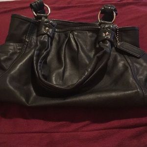 Coach black handbag